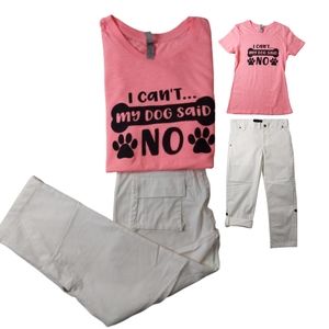 New BUNDLE (SET OF 2) | Women | T shirt | Size M 👕 & | Pant |👖 Size M 6